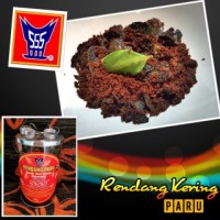 Jual Rendang Kering PARU Resto Padang SSS Murah