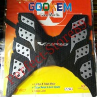 Karpet Vario 125 new n vario 150 Putih / silver