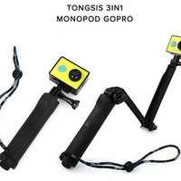 Tongsis Monopod 3in1 untuk GoPro / Yicam