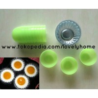 Jual Set 50 Mika Gelombang + 12 Cetakan Talam Puding Telur Telor Ceplok PTC Murah