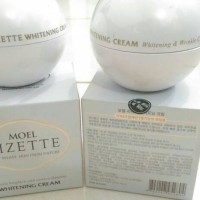 Jual Moel Rizette Whitening Cream Full Jar 50gr Bersegel Original Oshop Murah