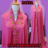 Mukena Dubai Spandex Sutra Terbaru & Termurah | Bordir Payet Fanta