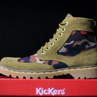 SEPATU BOOT KICKERS ARMY BROWN