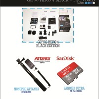Paket Ekonomis - Kamera GoPro HERO4 Black - Xiaomi Yi, SJ CAm, Bpro