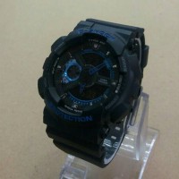 jam tangan casio G-shock Ga-110 black blue kw super