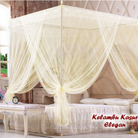 Jual Kelambu Kasur Elegan (Kelambu 3 pintu dengan kanopi) Murah