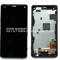 lcd + touchscreen sony xperia z3 compact plus frame