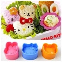 Jual Cetakan Bento / Nasi Rice Mold isi 3 / cetakan nasi Murah