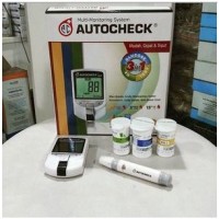 Jual Multi monitoring autocheck/ Alat Cek Gula Darah, kolesterol, asam Urat Murah