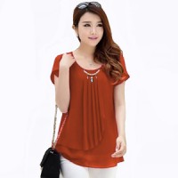 Jual baju wanita blouse lengan pendek Murah