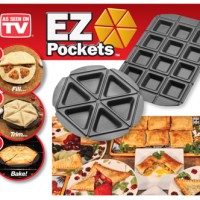 EZ Pockets Teflon Besar Cetak Pizza Apple Pie Cake Martabak Wajan Uni
