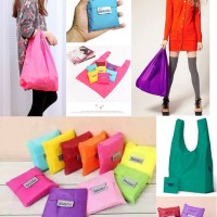Jual grab baggu shopping bag tas kantong belanja lipat go green tnp trolley Murah