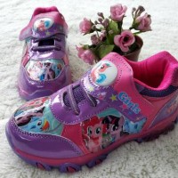Sepatu Pony Lampu menyala Sepatu Anak Import Branded Little Pony ungu