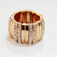 Cincin Korea Terbaru Emas Berlian Model Sederhana 55368