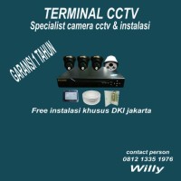 PAKET CCTV SGUARD 4 CHANNEL AHD 2MP ( free pemasangan wilayah Jakarta)
