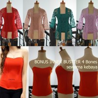 Jual Kebaya Brokat Kutu Baru model terbaru modern encim kerancang wisuda Murah