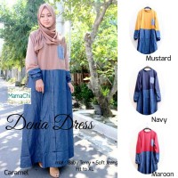 denia dress ori / gamis cantik