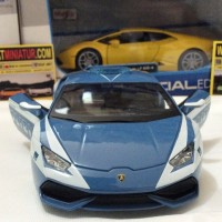 Jual LAMBORGHINI HURACAN - POLIZIA - SKALA 1:24 - MAISTO (DIECAST-MINIATUR) Murah