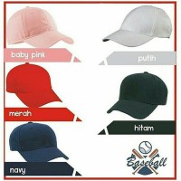 Jual Baseball Cap (Hat Baseball) - Polos Murah