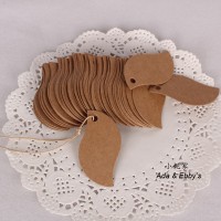 HANG TAG / LABEL TAG BAJU AKSESORIS ANTING KALUNG KARTON VINTAGE CUTE