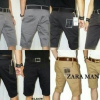 Celana casual pria chino pendek premium (Zara & Dc)