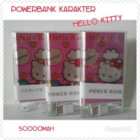 Jual Powerbank/Power Bank Slim Karakter Yummy Hello Kitty Ping Cantik Murah