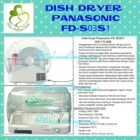 ALAT STERIL KEMPONG BOTOL SUSU ASI DISH DRYER PANASONIC FD-S03S1