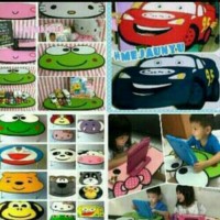 Jual meja belajar anak lipat karakter lucu Murah