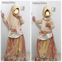 Baju muslim anak / gamis anak jodha + kerudung