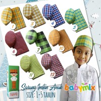PAKET GROSIR 10 Pcs - Babymix - Sarung Instan Praktis Anak Balita