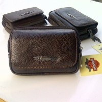 Dompet Hp Smartphone Tempat Sarung HP Tas Full Kulit Sapi Asli Harley