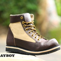 SEPATU PLAYBOY BOOT SAFETY SHOES TERMURAH TD34
