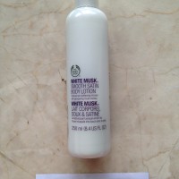 Jual The Body Shop White Musk Smooth Satin Body Lotion 100% Original Murah