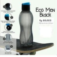 Tupperware Eco Bottle Men Black Tempat Minum Botol 750ml Harga Murah