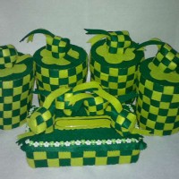 Souvenir Cantik Hadiah Lebaran Kado Ultah Toples Kotak Tissue Flanel J
