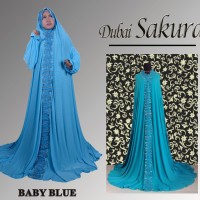 Jual Produsen Mukena Jilbab Abaya Anak Mukenah Katun Dubai Baby Blue Murah