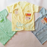 Jual Murah! Baju Bayi Lengan Pendek TaRa New Born Warna Polos,Kualitas SNI Murah
