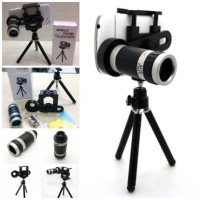 Jual UNIVERSAL TELEZOOM 8X + TRIPOD HOLDER U | Tripod Terbaru Murah