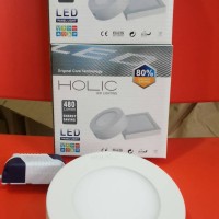 Jual LAMPU LED PANEL 6 WATT HOLIC (KUNING) BULAT TEMPEL PLAFON Murah