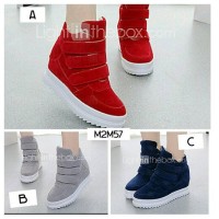 sepatu boot wanita sneaker murah bandung suede