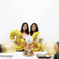 Jual Balon Foil Angka Jumbo Gold Murah