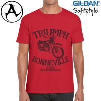 Kaos Vintage Bikers Classic - Motor Klasik Triumph 1 - Original Gildan