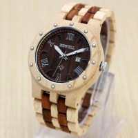 Jam Tangan Kayu Bewell Romawi 01 Super