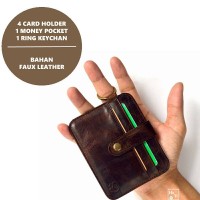 Jual Dompet Kartu Tipis ( Ultra Thin Card Holder Wallet ) Vintage Murah
