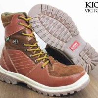 Sepatu Kickes Victor Safety Boot termurah 02 Tans