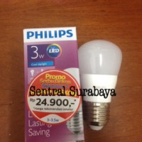 Jual Lampu LED bulb Philips 3w 3 watt 3 w Putih Garansi 2th ledbulb Murah