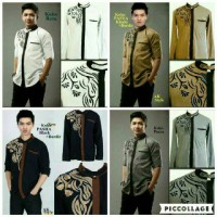 Jual Koko Murah.Psha .SILVER-,PUTIH,-CHAKY,,- kombi bordir,kantong hidup Murah