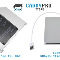 Jual BUNDLE MAC : HDD caddy 9.5mm SATA Mac + Superdrive DVD/RW Slimcase Mac Murah