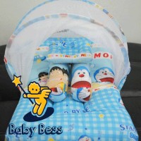 Jual kasur bayi lipat kelambu bess doraemon/ matras bayi /playmate Murah