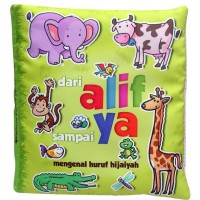 Jual Mainan edukasi anak bayi balita unik, buku bantal mengenal Hijaiyah Murah